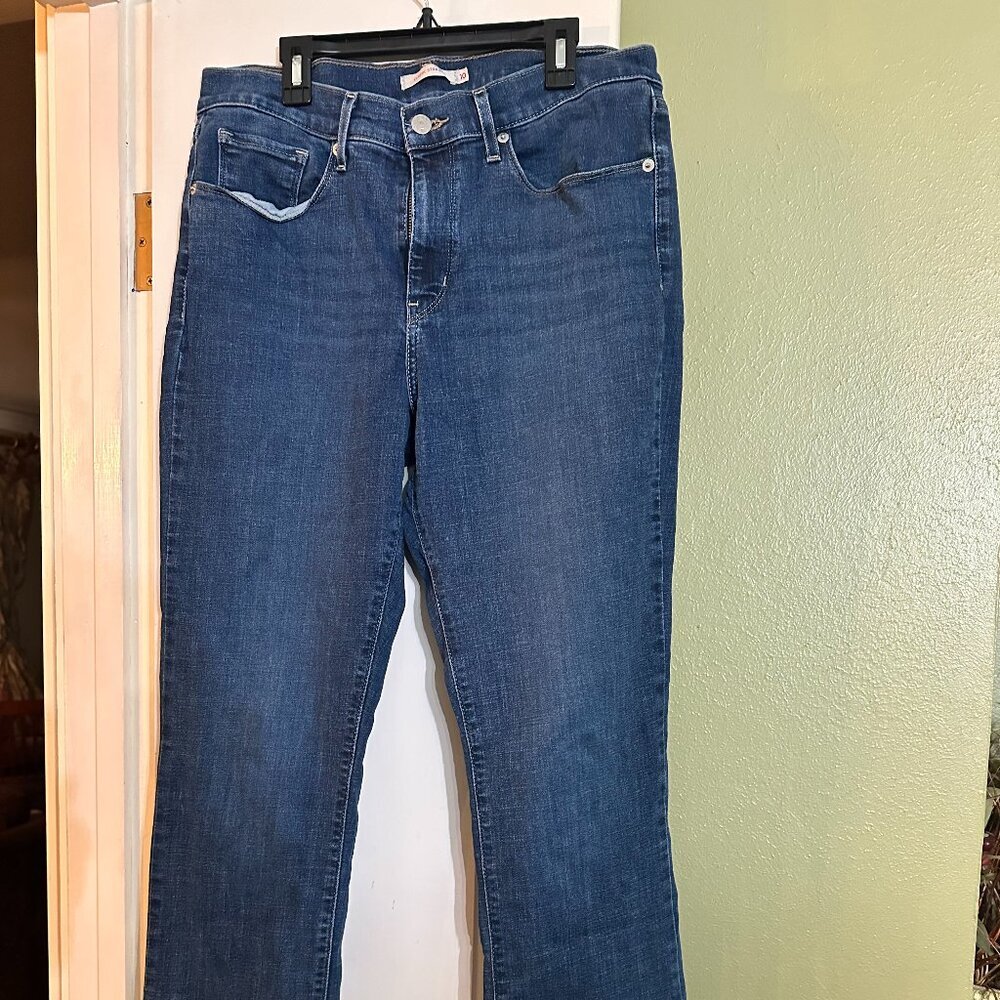 Levi Strauss & Co || Classic Straight Leg || Women's Jeans, Size 10 || Dark Blue